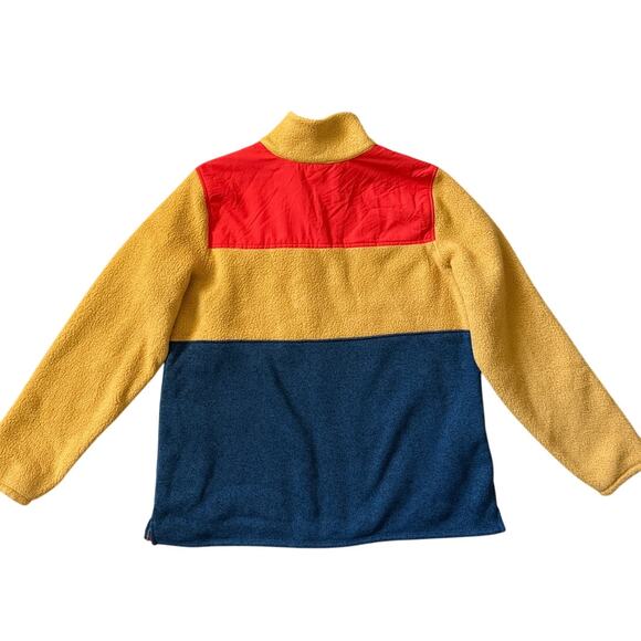 L.L. Bean Fleece 1/4 Zip Hybrid Pullover Sweater Multi Size XL - Picture 5 of 11